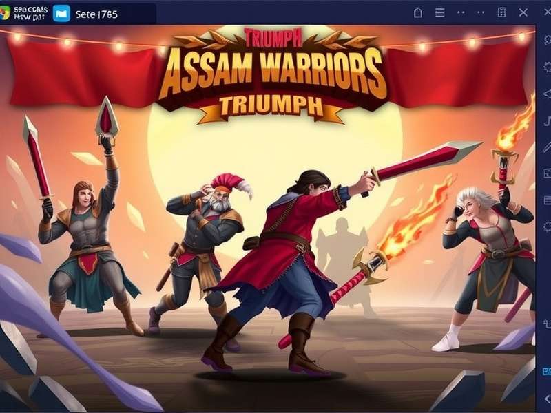 Assam Warriors Triumph in-game battle scene